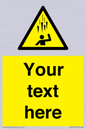 WV7170: Custom Falling Ice sign