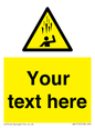 WV7170: Custom Falling Ice sign