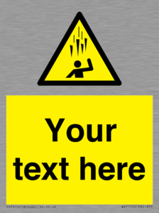 WV7170: Custom Falling Ice sign