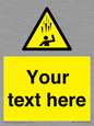 WV7170: Custom Falling Ice sign