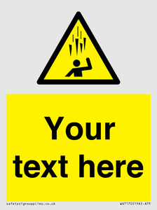 WV7170: Custom Falling Ice sign