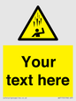 WV7170: Custom Falling Ice sign