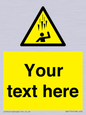 WV7170: Custom Falling Ice sign