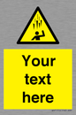 WV7170: Custom Falling Ice sign