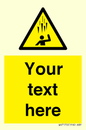 WV7170: Custom Falling Ice sign