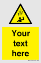 WV7170: Custom Falling Ice sign