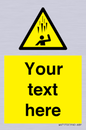 WV7170: Custom Falling Ice sign