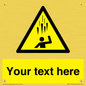 WV7170: Custom Falling Ice sign