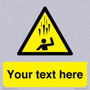 WV7170: Custom Falling Ice sign