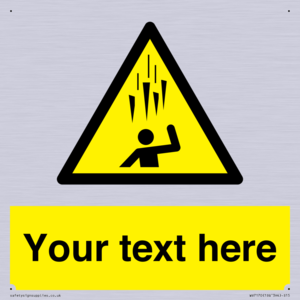 WV7170: Custom Falling Ice sign