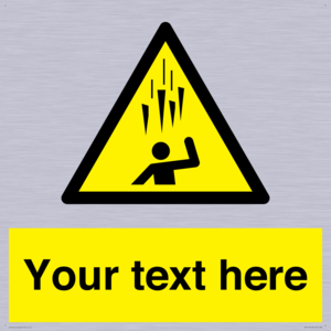 WV7170: Custom Falling Ice sign