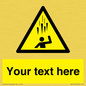 WV7170: Custom Falling Ice sign