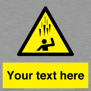 WV7170: Custom Falling Ice sign