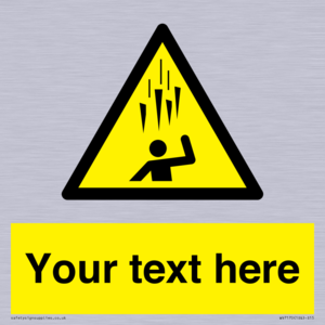 WV7170: Custom Falling Ice sign