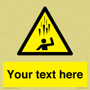 WV7170: Custom Falling Ice sign