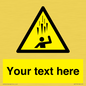 WV7170: Custom Falling Ice sign