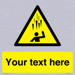WV7170: Custom Falling Ice sign