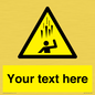 WV7170: Custom Falling Ice sign