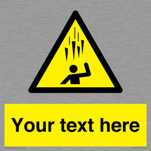 WV7170: Custom Falling Ice sign