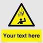 WV7170: Custom Falling Ice sign