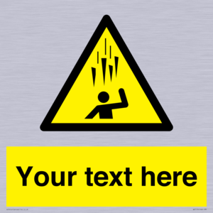 WV7170: Custom Falling Ice sign