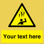 WV7170: Custom Falling Ice sign