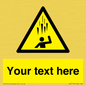 WV7170: Custom Falling Ice sign