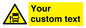 WV7193: Custom warning blindspot