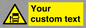WV7193: Custom warning blindspot