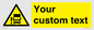 WV7193: Custom warning blindspot