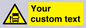 WV7193: Custom warning blindspot