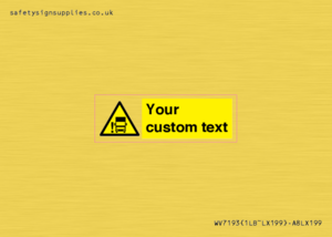 WV7193: Custom warning blindspot