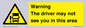WV7195: Warning The driver may not see you in this area