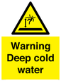WV7326: Warning Deep cold water