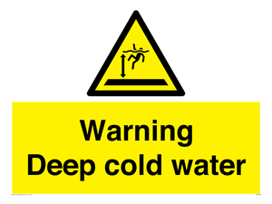 WV7326: Warning Deep cold water