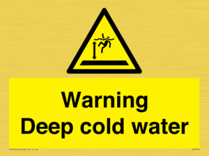 WV7326: Warning Deep cold water