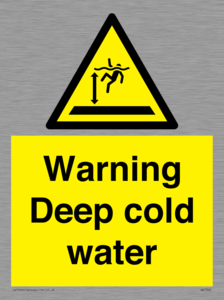 WV7326: Warning Deep cold water