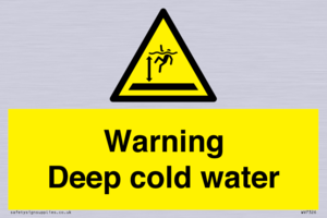 WV7326: Warning Deep cold water