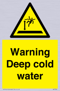 WV7326: Warning Deep cold water