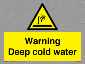 WV7326: Warning Deep cold water