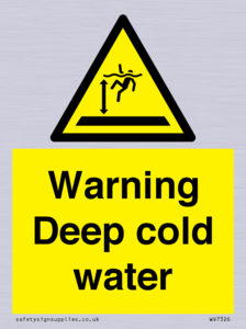 WV7326: Warning Deep cold water
