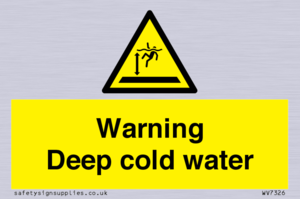 WV7326: Warning Deep cold water
