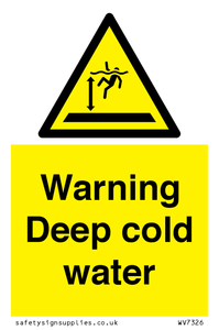 WV7326: Warning Deep cold water