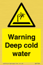 WV7326: Warning Deep cold water