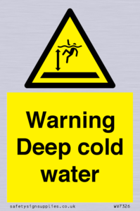 WV7326: Warning Deep cold water