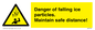 WV7372: Danger of falling ice particles. Maintain safe distance!
