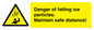 WV7372: Danger of falling ice particles. Maintain safe distance!