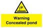 WV7539: Warning Concealed pond