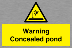 WV7539: Warning Concealed pond