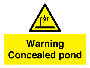 WV7539: Warning Concealed pond